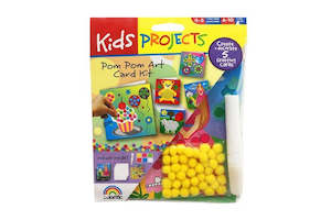 Colorific - Kids Projects - Pom Pom Art Cardmaking Kit