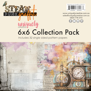 Paper Pads Packs Uniquely Creative: Uniquely Creative - Steampunk Graffiti - 6x6 Collection Pack