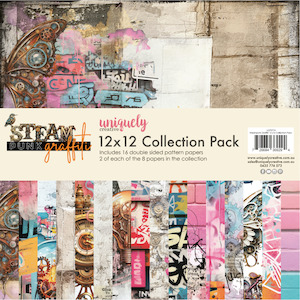 Uniquely Creative - Steampunk Graffiti - 12x12 Collection Pack