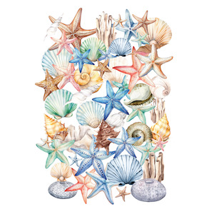 Collectables Ephemera Uniquely Creative: Uniquely Creative - Coastal Bliss - Coastal Ephemera