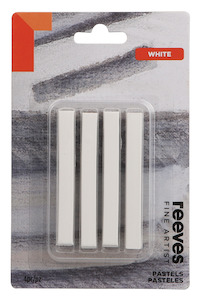 Reeves: Reeves - Fine Artist Pastel Packs -White (4pk)