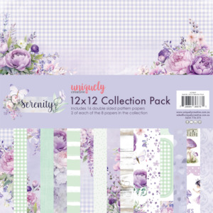 Paper Pads Packs Uniquely Creative: Uniquely Creative - Serenity - 12x12 Collection Pack