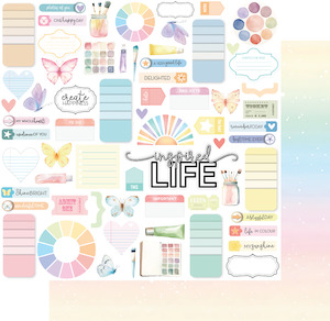 Uniquely Creative - Colour Crush - 12x12 Pattern Paper "Radiant Life"