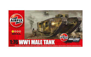 Airfix: Airfix - Model Kit - Vintage Classics - WW1 Male Tank Mk.1