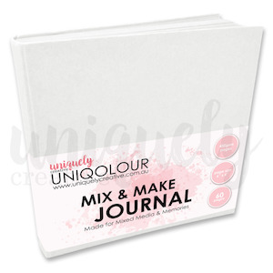 Uniquely Creative: Uniquely Creative - UNIQOLOUR - 6x6 Mix & Make Journal - White