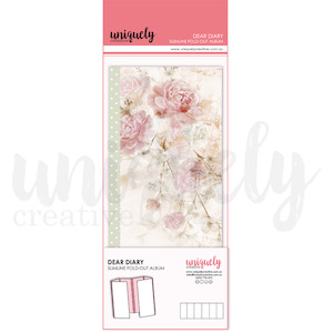 Uniquely Creative: Uniquely Creative - Dear Diary - Slimline Fold-Out Album