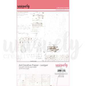 Uniquely Creative - Dear Diary - A4 Creative Paper "Ledger"