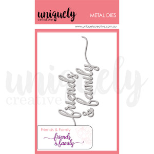 Dies Embossing Folders Uniquely Creative: Uniquely Creative - Patchwork Roses - Friends & Family Die