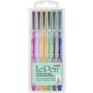 Pens Markers Pastels Marvy Uchida: Marvy - LePen - Retro (6pk)