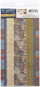 49 and Market - Rust & Revs 2.0 - Fabric Washi Sheet Set (2pcs)