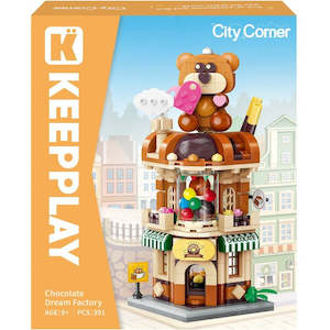 Kids Krafts: Keeppley - City Corner - Chocolate Dream Factory