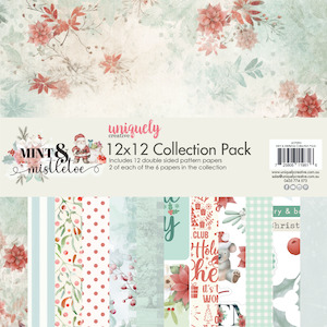 Uniquely Creative - Mint & Mistletoe - 12x12 Mini Collection Pack
