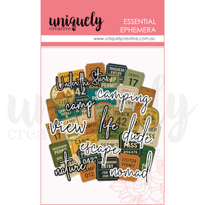 Collectables Ephemera Uniquely Creative: Uniquely Creative - Field Notes - Camping Tickets & Titles Ephemera