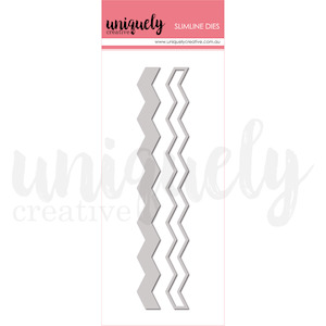 Uniquely Creative - Field Notes - Slimline Chevron Strip Die