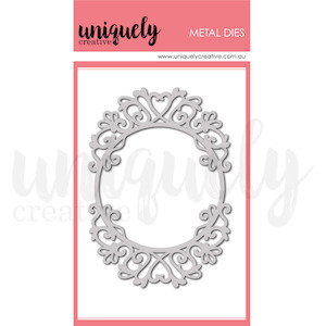Dies Embossing Folders Uniquely Creative: Uniquely Creative - Flourish Frame Die