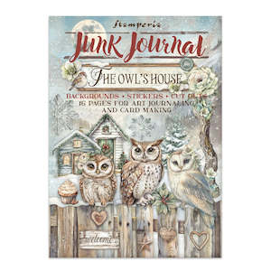 Stamperia - The Owl's House - Junk Journal Book (Backgrounds, Stickers & La&hellip;