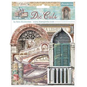 Collectables Ephemera Stamperia: Stamperia - Venice City of Art - Die Cuts