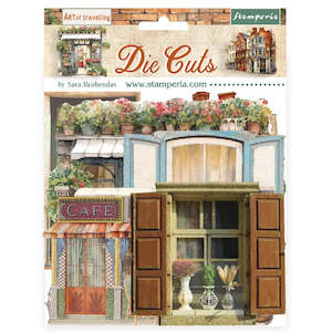 Collectables Ephemera Stamperia: Stamperia - Art of Travelling - Die Cuts