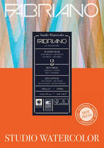 Fabriano -Studio Watercolour Pad - Hot Pressed A5 300gsm