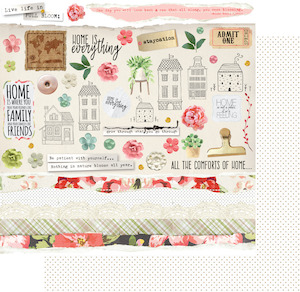 Uniquely Creative - Full Bloom - 12x12 Pattern Paper "Grow"