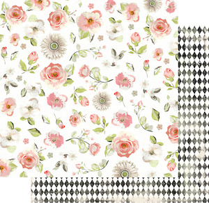 Uniquely Creative - Full Bloom - 12x12 Pattern Paper "Blooming"