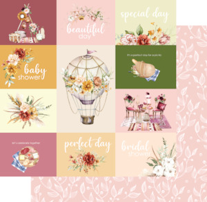 Uniquely Creative - Boho Picnic - 12x12 Pattern Paper "Hazel"