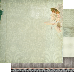 Uniquely Creative - A Very Vintage Christmas - 12x12 Pattern Paper "Joy to the World"