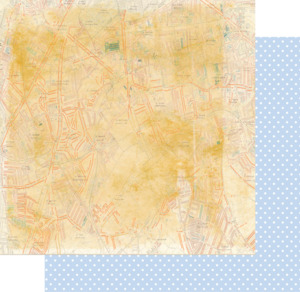 Uniquely Creative - Main Street - 12x12 Pattern Paper "City Map"