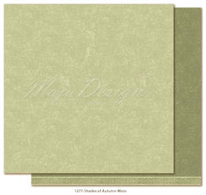 Maja Design - Monochromes - Shades of Autumn - 12x12 paper "Moss"