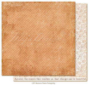 Maja Design - Autumn Poem - 12x12 paper "Tranquility"