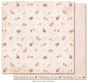 Maja Design - Autumn Poem - 12x12 paper "The Rose"