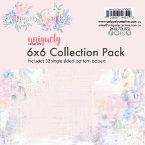 Paper Pads Packs Uniquely Creative: Uniquely Creative - Heart & Soul - 6x6 Collection Pack