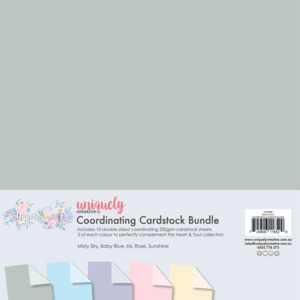 Paper Pads Packs Uniquely Creative: Uniquely Creative - Heart & Soul - 12x12 Coordinating Cardstock Bundle (10pk)