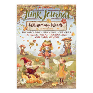 Collectables Ephemera Stamperia: Stamperia - Whispering Woods - Junk Journal Book (Backgrounds, Stickers & Lasercuts) (16 Pages)