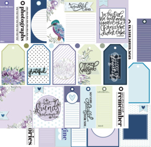 Uniquely Creative - Indigo & Violet - 12x12 Pattern Paper "This Is Us"