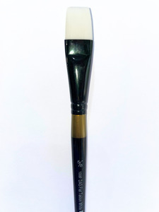 DAS -Taklon Short Handled Brushes - Flat - 5/8"