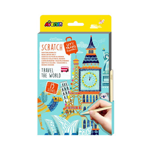 Avenir - Scratch Cards - Travel the World - A5 (15pk)