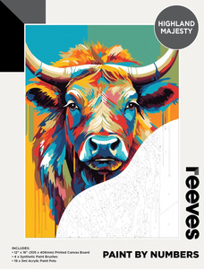Reeves: Reeves - Paint by Number - Highland Majesty - 12"x16"