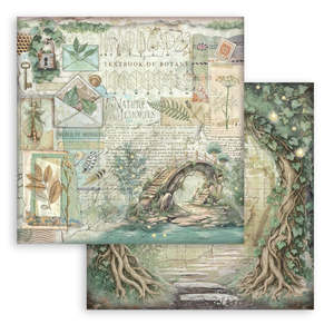 Stamperia - Herbarium Silvae - 12x12 Paper "Bridge"