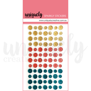 Uniquely Creative - Sparkly Stickers - Celebrations