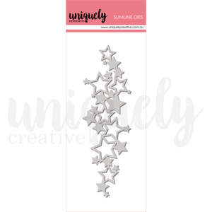 Uniquely Creative - Written In The Stars - Slimline Starry Stack Die
