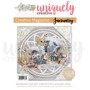 Uniquely Creative - Bohemian Escape - Inspiration Magazine (Book Only)
