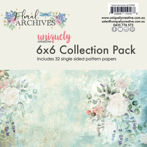 Uniquely Creative - Floral Archives - 6x6 Collection Pack