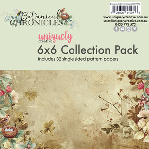 Paper Pads Packs Uniquely Creative: Uniquely Creative - Botanical Chronicles - 6x6 Collection Pack