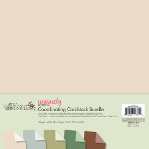 Uniquely Creative - Botanical Chronicles - 12x12 Coordinating Cardstock Bundle (10pk)