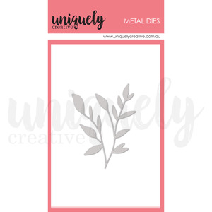 Dies Embossing Folders Uniquely Creative: Uniquely Creative - Floral Archives / Botanical Chronicles - Branch With Leaves Die