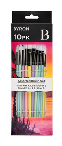 Jasart - Byron Pastel Paint Brush Set (10pc)