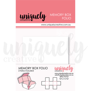 Uniquely Creative - Memory Box Folio - White (2pk)