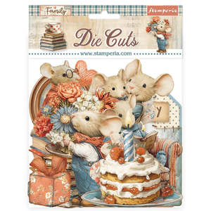 Chipboard Stamperia: Stamperia - Family - Die Cuts