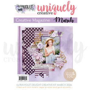 Uniquely Creative: Uniquely Creative - Ultraviolet Delight - Inspiration Magazine (Book Only)